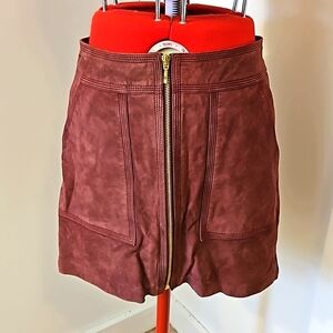 Trina Turk leather skirt